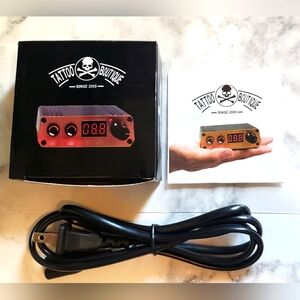Tattoo Boutique Gold Black Power Supply with Cord NEW